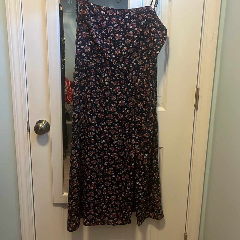 Calf length dress